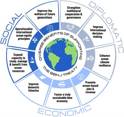 The diverse benefits of biodiversity conservation in global ocean areas beyond national jurisdiction